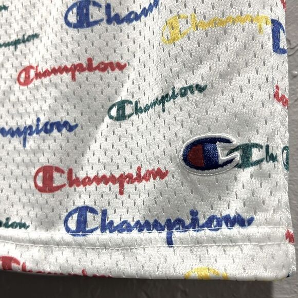 🏀🏈⚾️ CHAMPION All Over Print Mesh Gym Sports Shorts Youth Size LARGE - PERFECT - Picture 3 of 6